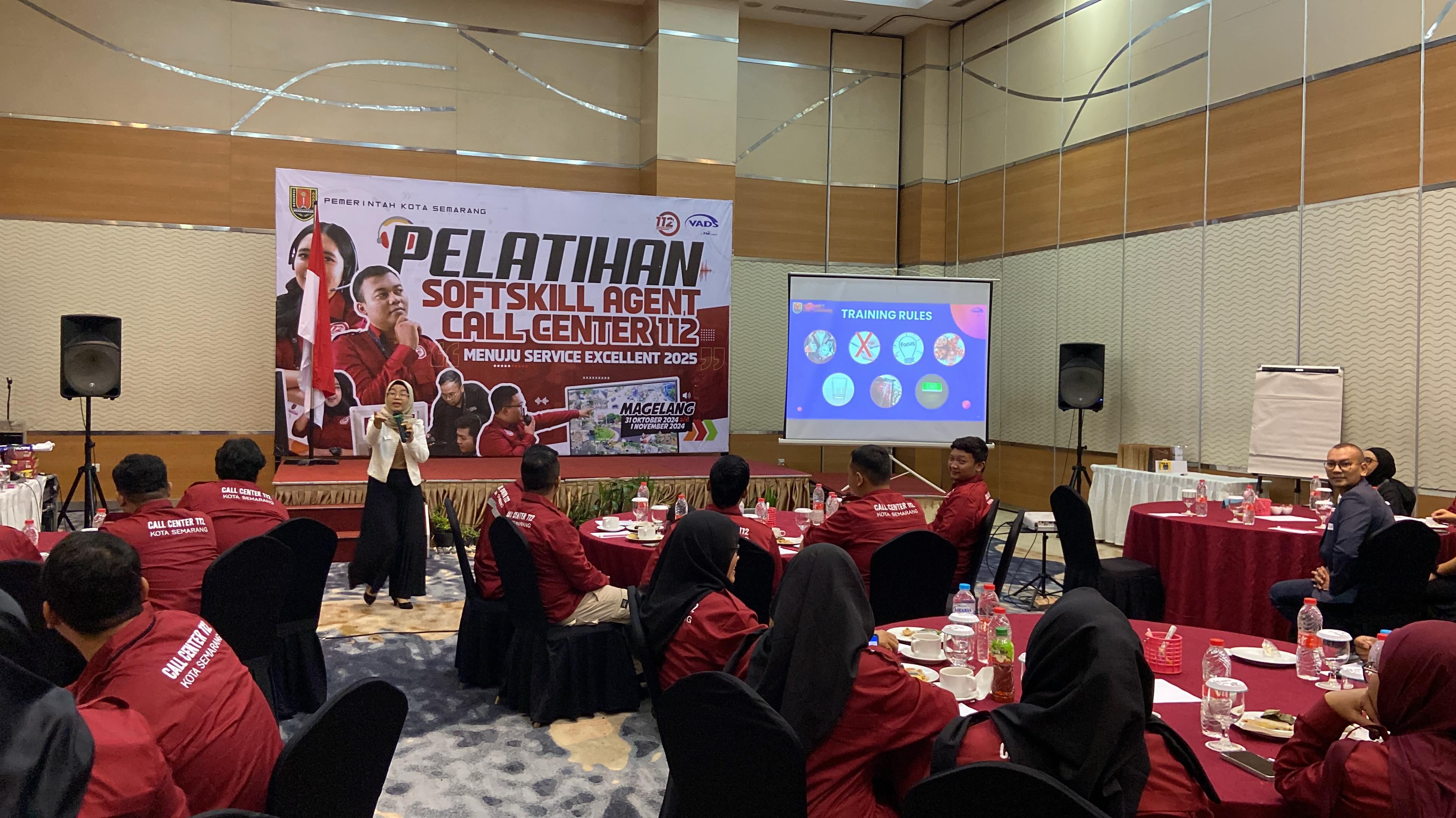 Pelatihan Softskill Agen Call Center 112 Menuju Service Excellence 2025